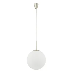 Pendellamper ^ Lindby Rhona pendellampe, opalglaskugle, 30 cm