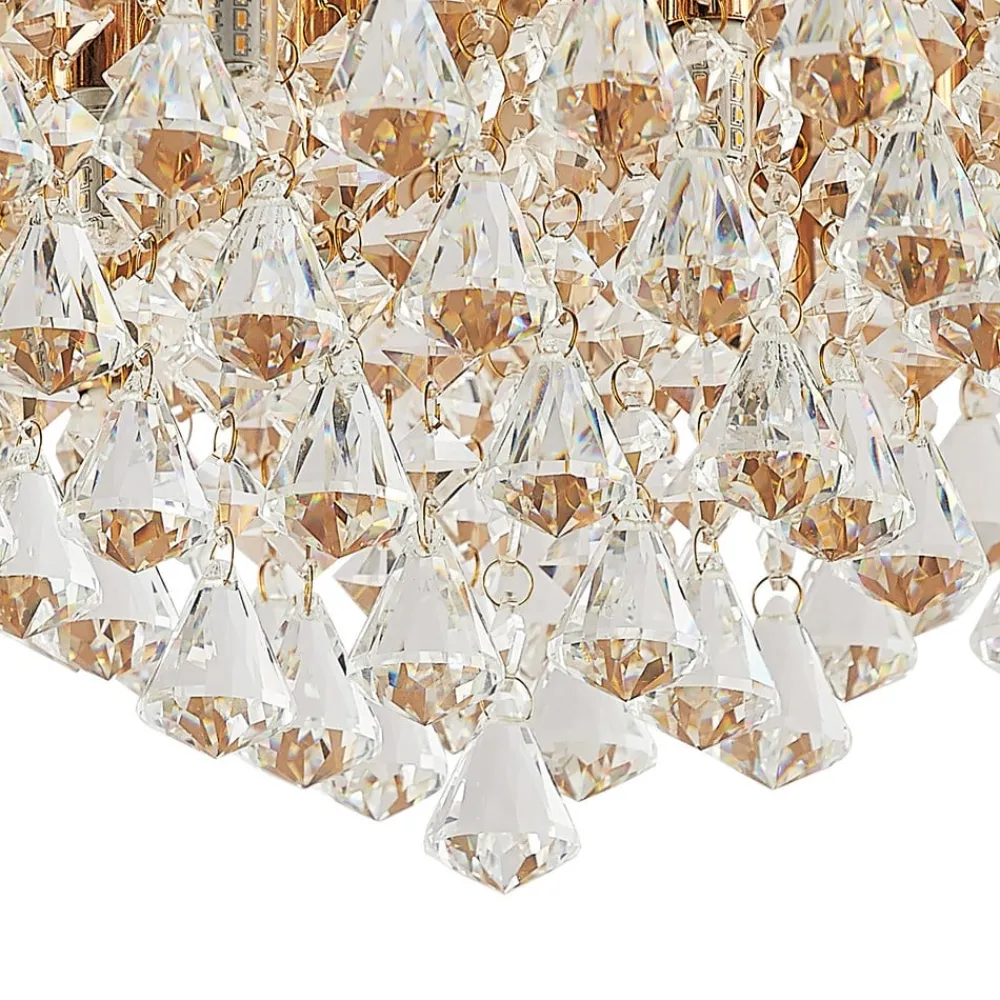 Lindby Loftlamper > Rimedia loftlampe, guld, 55 cm