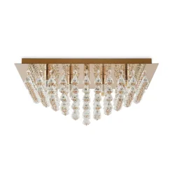 Lindby Loftlamper > Rimedia loftlampe, guld, 55 cm