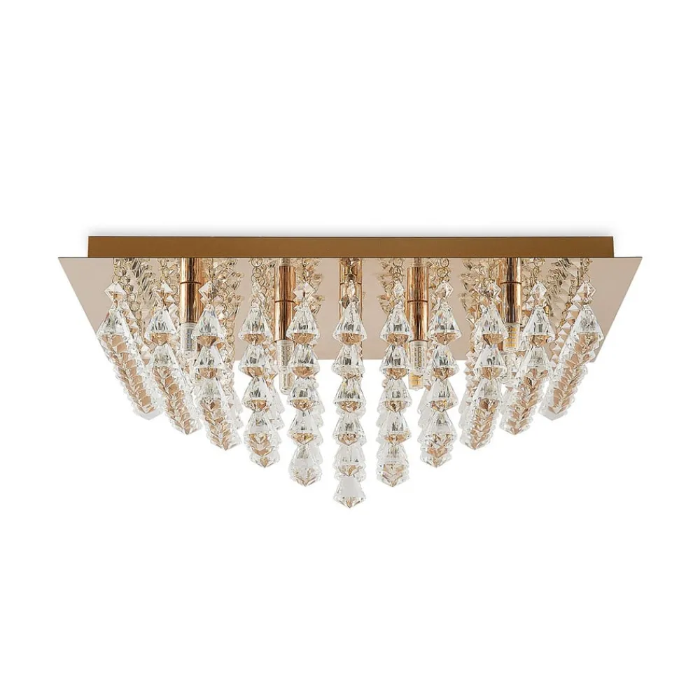 Lindby Loftlamper > Rimedia loftlampe, guld, 55 cm