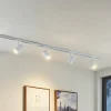 Lindby Gang|Skinnesystem > skinnesystem Linaro, GU10, 4 lyskilder, hvid, Ø 6 cm
