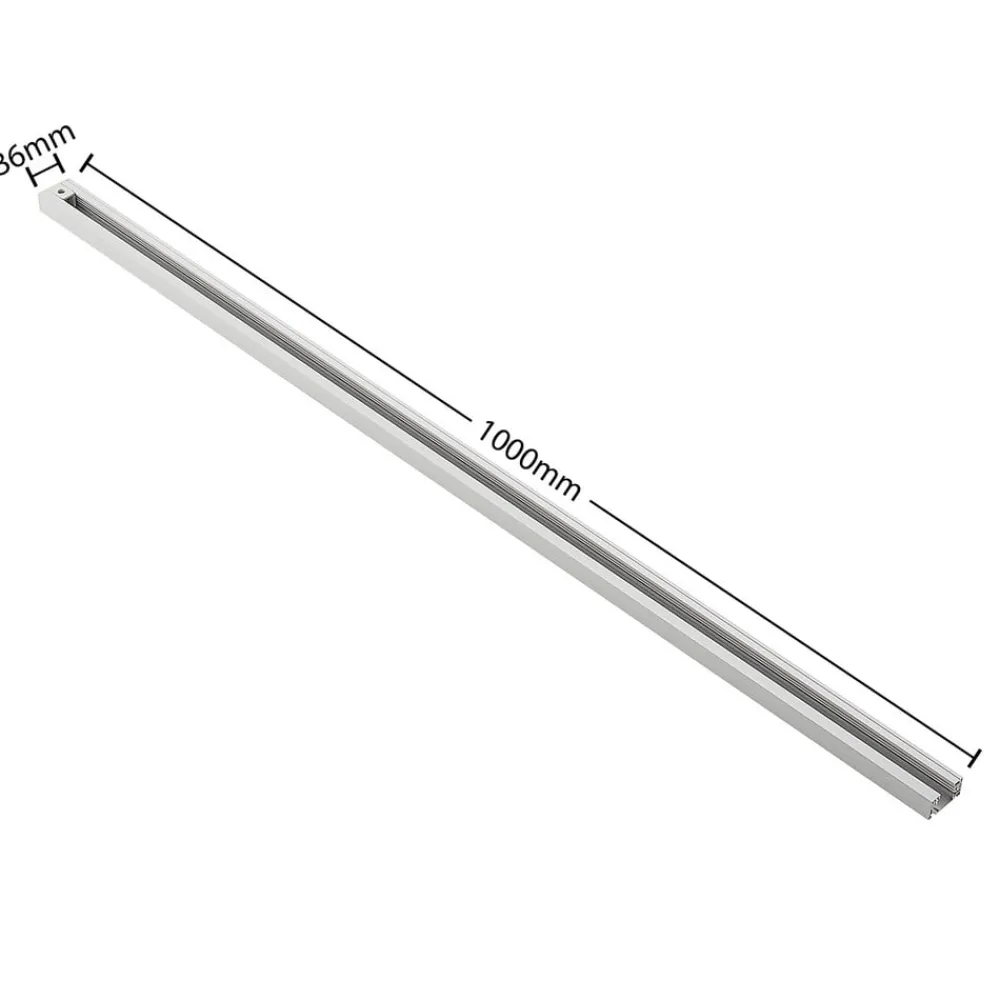 Lindby Gang|Skinnesystem > skinnesystem Linaro, GU10, 4 lyskilder, hvid, Ø 6 cm