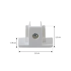 Lindby Gang|Skinnesystem > skinnesystem Linaro, GU10, 4 lyskilder, hvid, Ø 6 cm