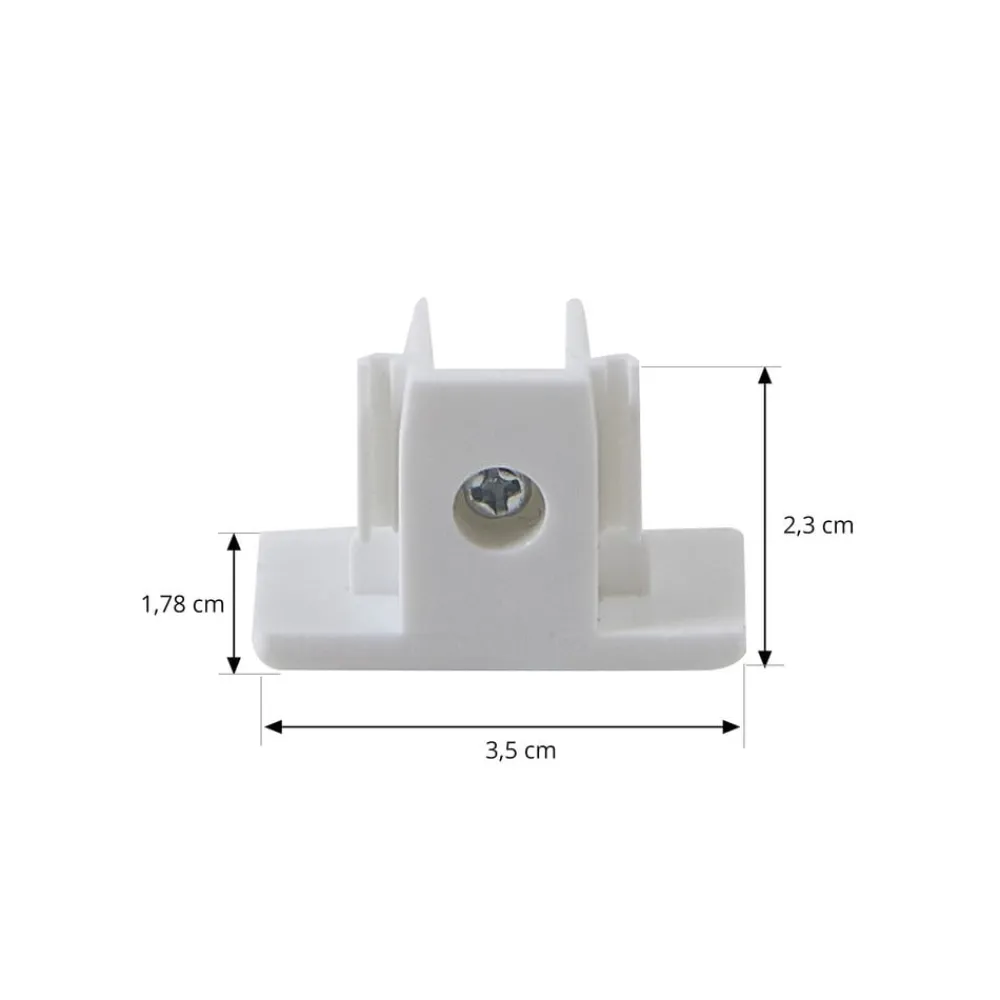 Lindby Gang|Skinnesystem > skinnesystem Linaro, GU10, 4 lyskilder, hvid, Ø 6 cm