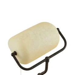 Arbejdsrum/Kontor|Bordlamper ^ Lindby skrivebordslampe Profina, 39 cm, rustbrun, stål