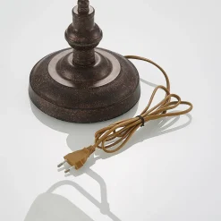 Arbejdsrum/Kontor|Bordlamper ^ Lindby skrivebordslampe Profina, 39 cm, rustbrun, stål