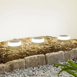 Lindby Udendørs Spot > Smart LED jordspydslys Kyren, CCT, RGB, Tuya, 3 enheder