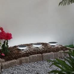 Lindby Terrassebelysning|Udendørs Spot > Smart LED jordspydslys Thalas, CCT ,RGB, Tuya, 3 enheder