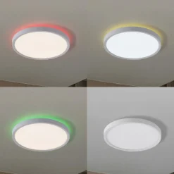 Lindby Gang|Loftlamper > Smart LED-loftlampe Deika, Ø 30 cm, hvid, Tuya