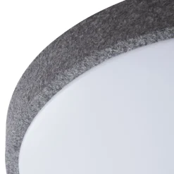Lindby Loftlamper|Loftlamper > Smart LED-loftlampe Elmor Ø 39 cm grå RGB CCT
