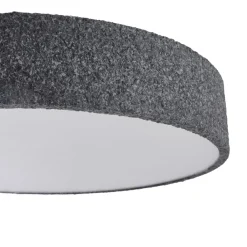 Gang|Loftlamper ^ Lindby Smart LED-loftlampe Elmor Ø 45 cm grå RGB CCT