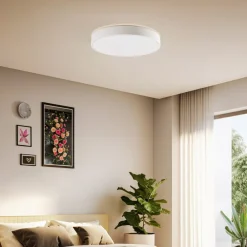 Lindby Loftlamper|Loftlamper > Smart LED-loftlampe Innes hvid Ø 38 cm RGB CCT Tuya