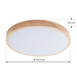 Lindby Gang|Loftlamper > Smart LED-loftlampe Innes træ Ø51cm RGB CCT Tuya