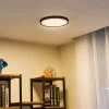 Lindby Loftlamper > Smart LED loftlampe Pravin, Ø 30 cm, CCT, sort