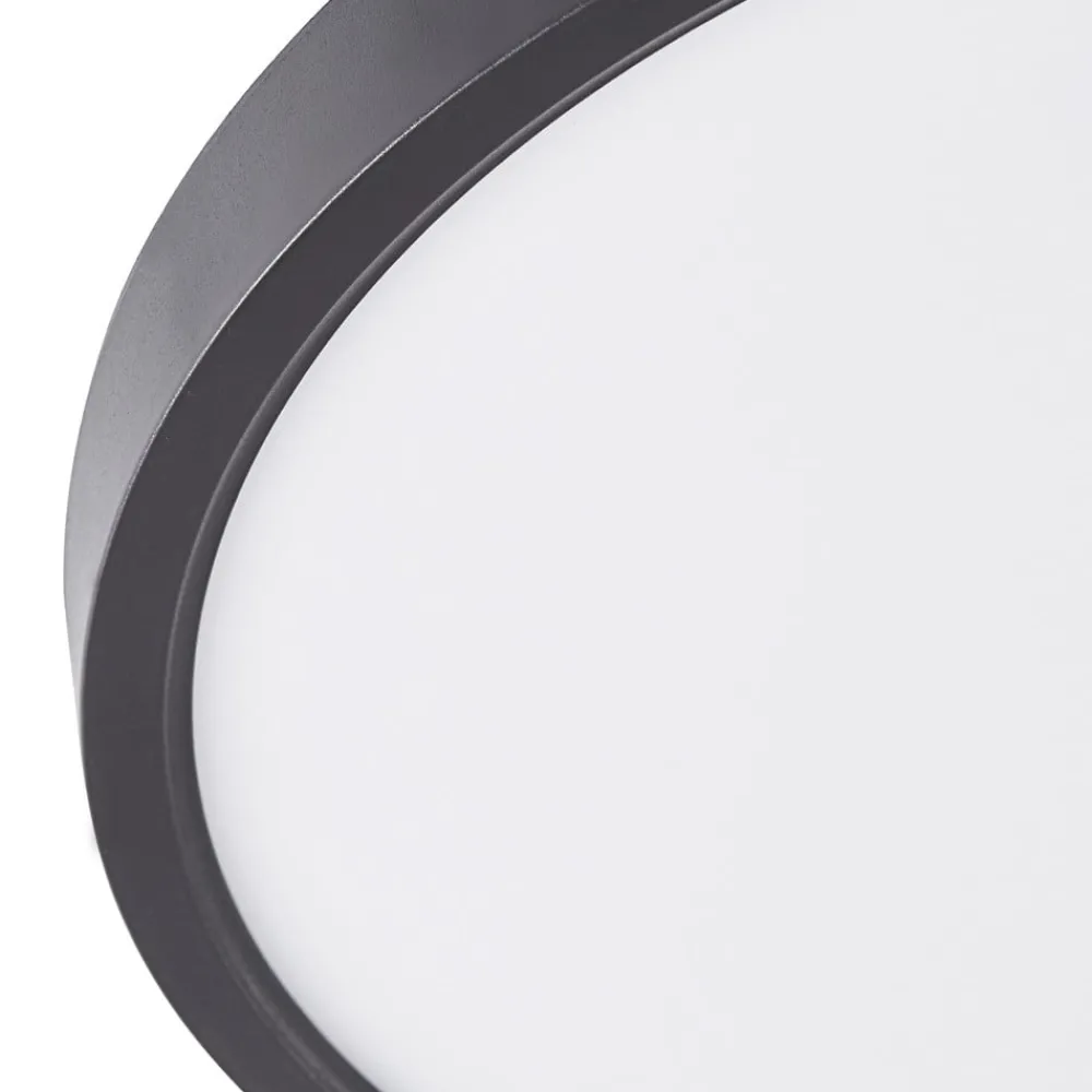 Lindby Loftlamper > Smart LED loftlampe Pravin, Ø 30 cm, CCT, sort