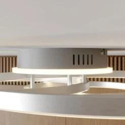 Gang|Loftlamper ^ Lindby Smart LED-loftlampe Tula, fjernbetjening, Tuya CCT