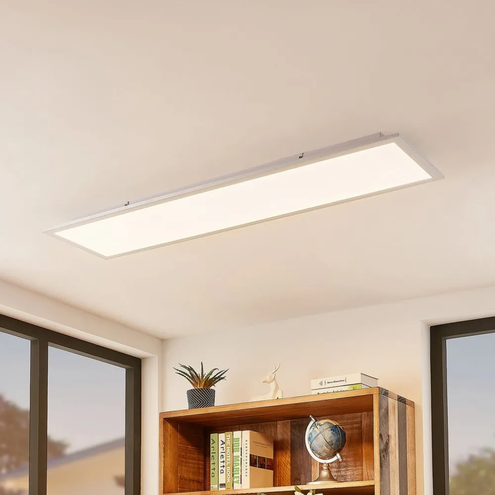 Arbejdsrum/Kontor|Gang ^ Lindby Smart LED-loftpanel Kjetil 120 x 30 cm Tuya RGB CCT