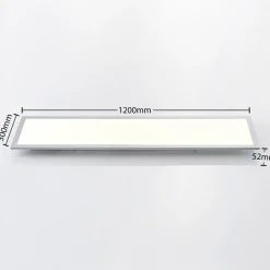 Arbejdsrum/Kontor|Gang ^ Lindby Smart LED-loftpanel Kjetil 120 x 30 cm Tuya RGB CCT