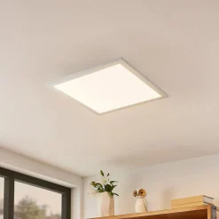 Lindby Arbejdsrum/Kontor > Smart LED-loftpanel Kjetil 40 x 40 cm Tuya RGB CCT