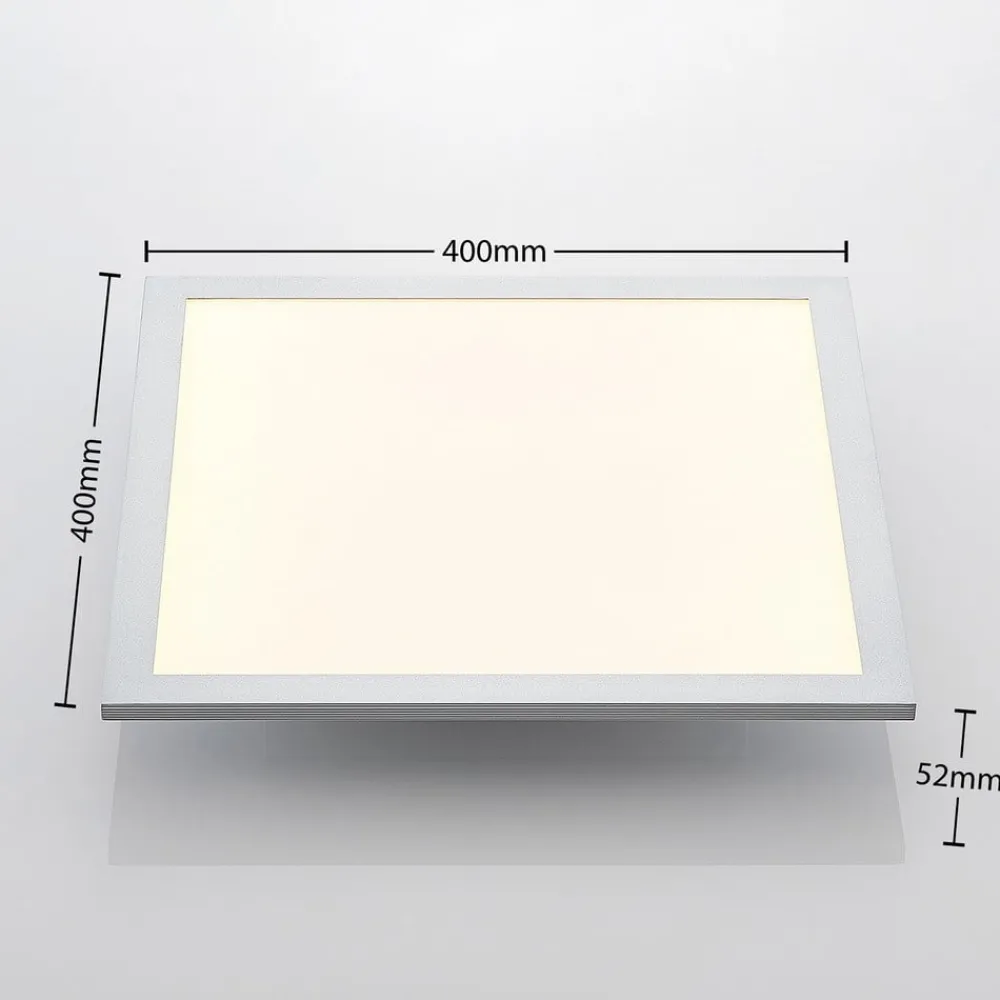 Lindby Arbejdsrum/Kontor > Smart LED-loftpanel Kjetil 40 x 40 cm Tuya RGB CCT