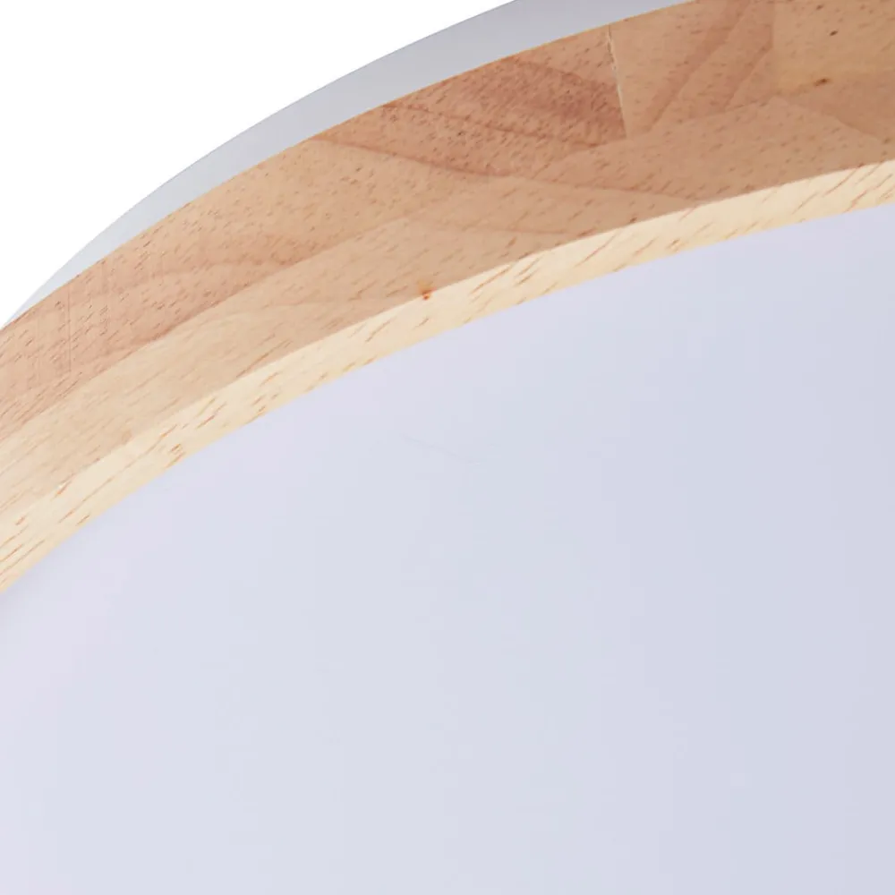 Lindby Loftlamper > Smart LED-loftslampe Mirren træ Ø49,5 cm CCT Tuya