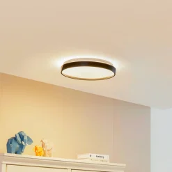 Lindby Gang|Loftlamper > Smart LED-loftslampe Mirren sort metal CCT Tuya