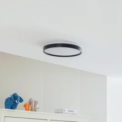 Lindby Gang|Loftlamper > Smart LED-loftslampe Mirren sort metal CCT Tuya