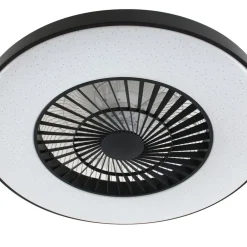 Lindby Loftventilatorer > Smart LED-loftventilator Paavo sort, lydsvag Tuya