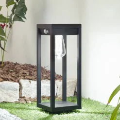 Lindby Gadebelysning > Smart LED-sokkellampe Enea, sensor, CCT, RGB