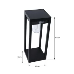 Lindby Gadebelysning > Smart LED-sokkellampe Enea, sensor, CCT, RGB