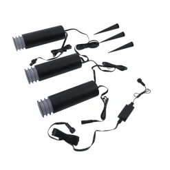 Lindby Terrassebelysning|Sokkellamper > Smart LED-sokkellampe Kaelo, CCT, RGB, Tuya, 3 enheder