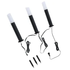 Lindby Terrassebelysning|Sokkellamper > Smart LED-sokkellampe Elvor, CCT, RGB, Tuya, 3 enheder