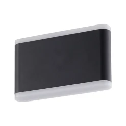Lindby Terrassebelysning|Væglamper > Smart LED udendørs væglampe Elvi, CCT, RGB, Tuya, IP54