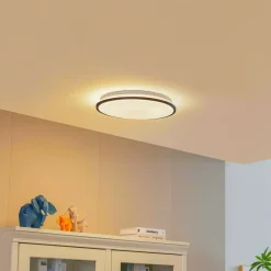 Loftlamper ^ Lindby Smart Swaran LED-loftslampe, Ø39,5 cm, RGB, CCT, Tuya