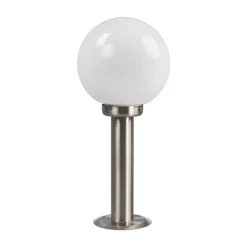Lindby Terrassebelysning|Sokkellamper > sokkelampe Vedran, højde 45 cm, PMMA, stål
