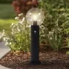 Lindby Sokkellamper Med Sensor > sokkellampe Dangan, klar, 60 cm, glas, sensor