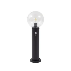 Lindby Sokkellamper Med Sensor > sokkellampe Dangan, klar, 60 cm, glas, sensor