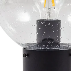 Lindby Sokkellamper Med Sensor > sokkellampe Dangan, klar, 60 cm, glas, sensor