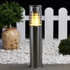 Terrassebelysning|Sokkellamper ^ Lindby sokkellampe Enja, 50 cm, stål, IP44, E27
