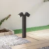 Lindby Terrassebelysning|Sokkellamper > sokkellampe Othil, 2 lyskilder, 50 cm, antracit, metal