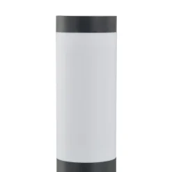 Lindby Terrassebelysning|Sokkellamper > sokkellampe Statius, højde 45 cm, antracit, stål