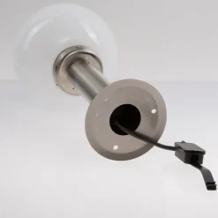 Lindby Sokkellamper Med Sensor|Terrassebelysning > sokkellampe Vedran, 45 cm, stål, sensor