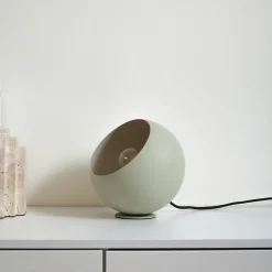 Lindby Pendellamper|Bordlamper > Solomia bordlampe, grøn, jern, Ø 20 cm