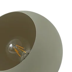 Lindby Pendellamper|Bordlamper > Solomia bordlampe, grøn, jern, Ø 20 cm