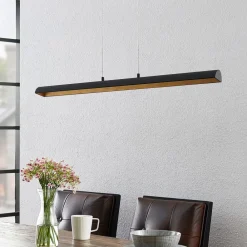 Lindby Pendellamper > Solvina LED-hængelampe til spisebord aflang