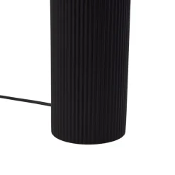 Lindby Bordlamper > Sorscha bordlampe, sort, jern, Ø 26 cm