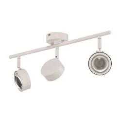 Lindby Arbejdsrum/Kontor|Loftlamper > spotlight Jyla, hvid, linse, 4.200 K, 3-lys, GX53