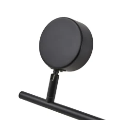 Lindby Arbejdsrum/Kontor|Loftlamper > spotlight Jyla, sort, linse, 3.000 K, 6-lys, GX53
