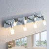 Lindby Loftlamper|Spotlights > spotlight Zela, længde 53 cm, krom, 4 lyskilder