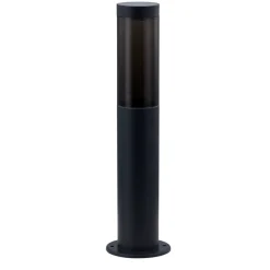 Sokkellamper ^ Lindby Statius sokkellampe, antracit, jern, 45 cm
